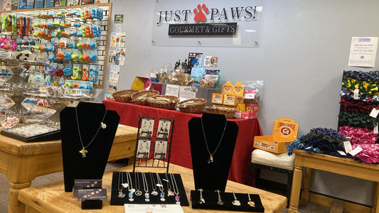 just paws store merle hay mall MKP art jewelry pet themed jewelry