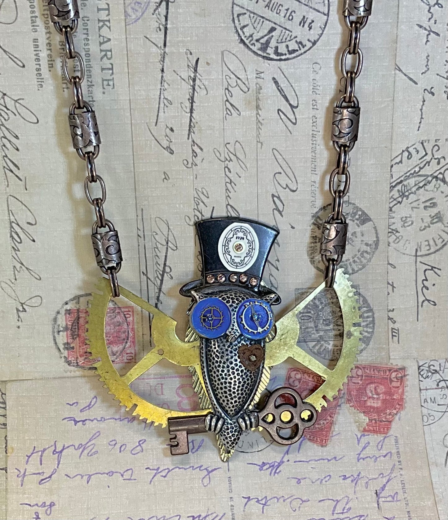 Charlie the Owl around Town Necklace