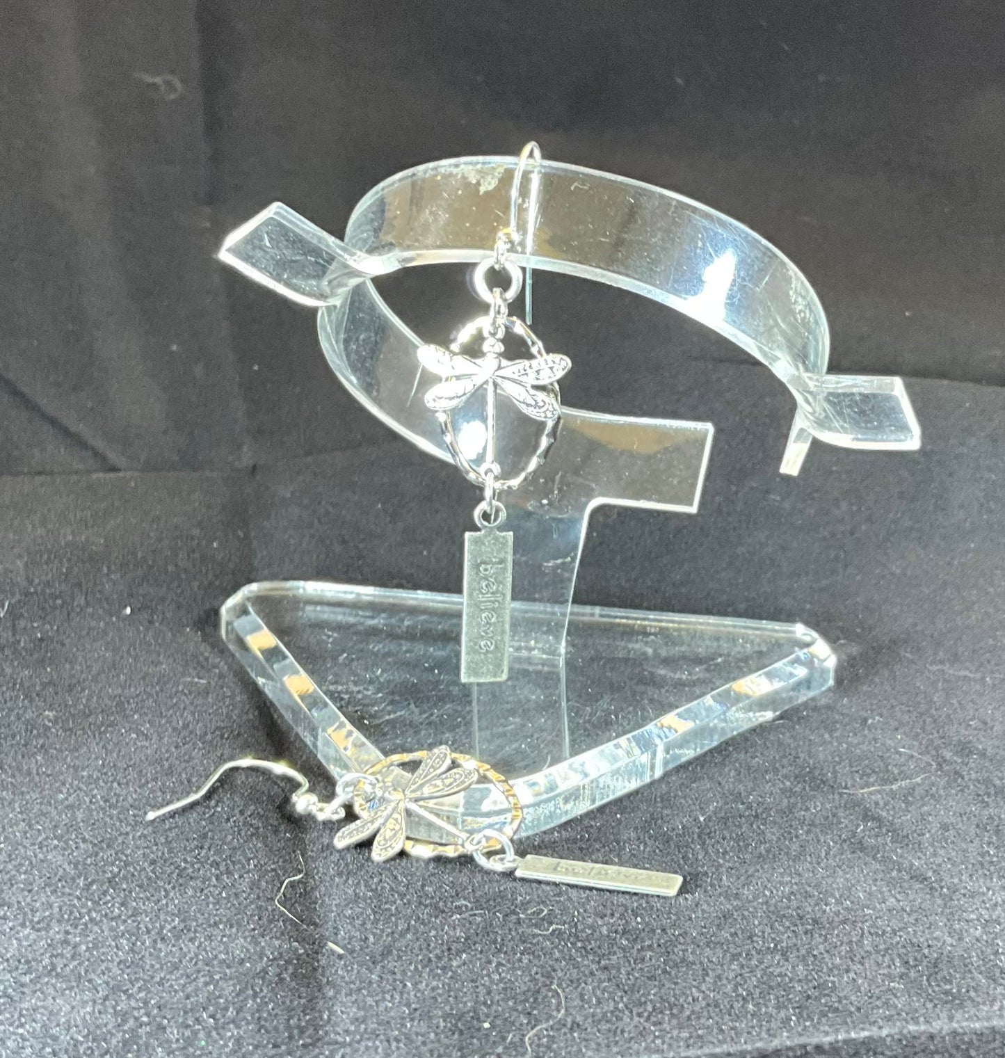believe dragonfly earrings