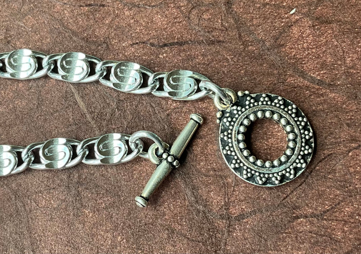 Antique Pocket Watch statement necklace
