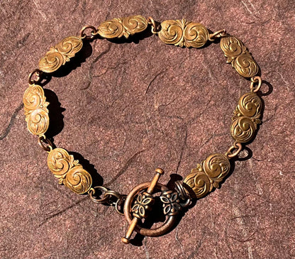 victorian segmented link bracelet