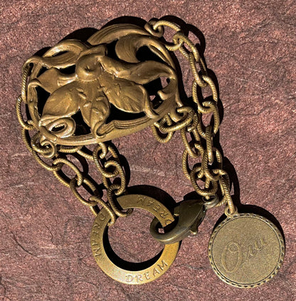 Art Nouveau flower dream bracelet