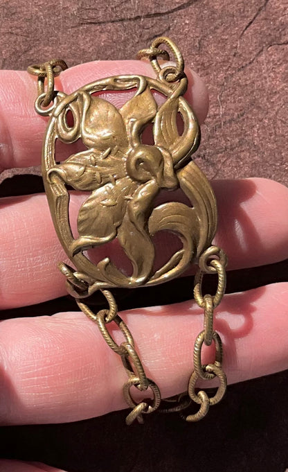 Art Nouveau flower dream bracelet