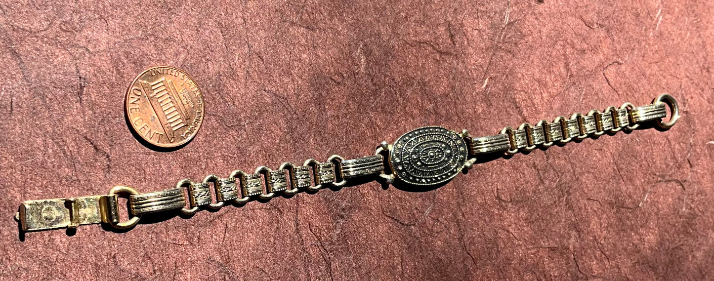 recycled jewelry metal links bracelet