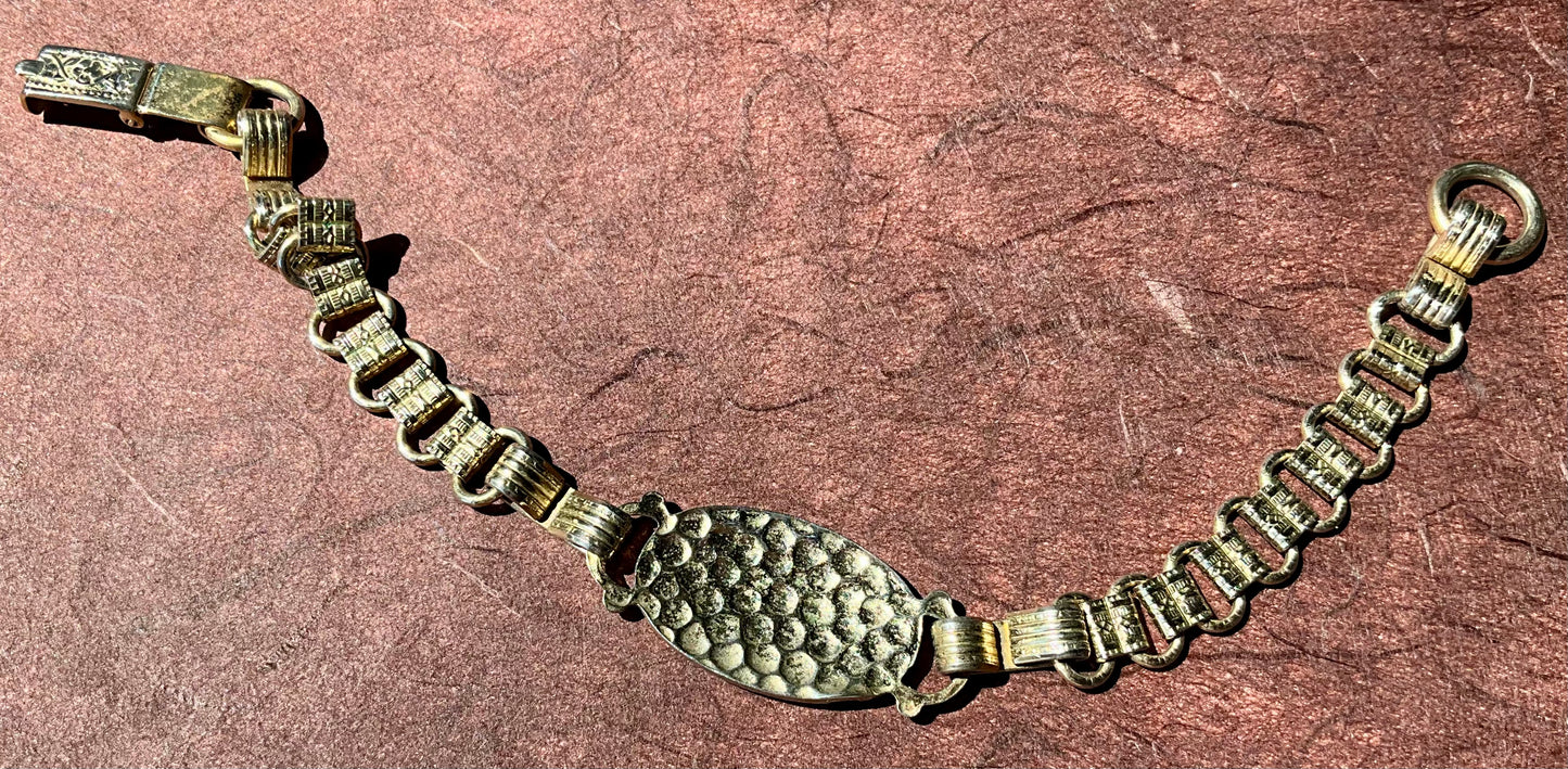 recycled jewelry metal links bracelet